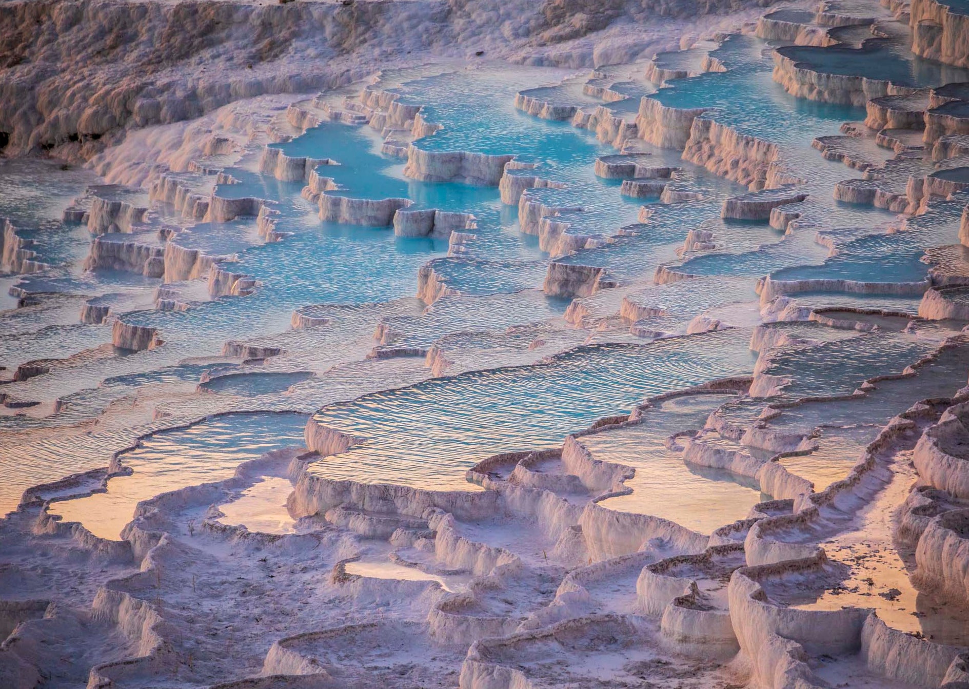 Travertine Sunset
